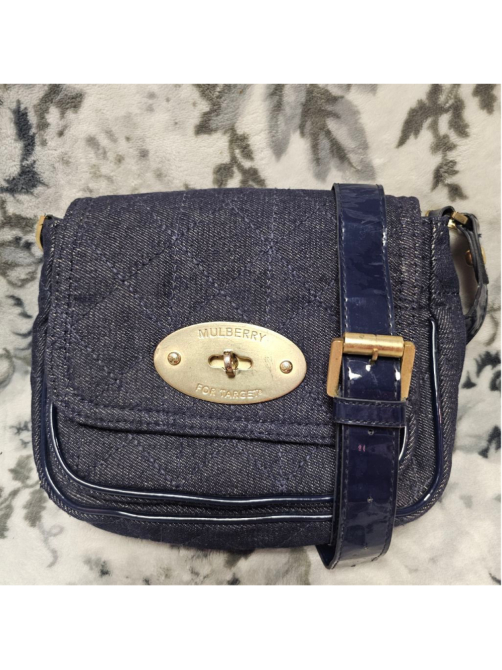 Mulberry for Target Quilted Denim Crossbody Bag